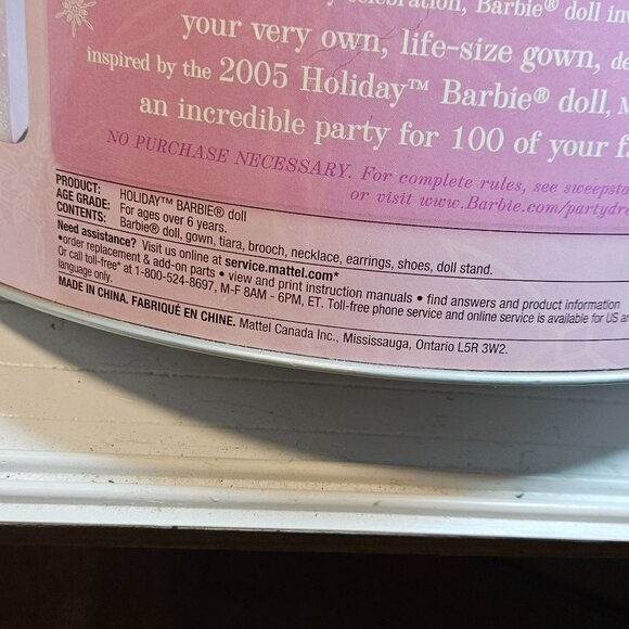 Bob Mackie 2005 Christmas Barbie RARE! - Picture 6 of 10